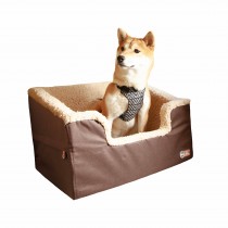 K&H Pet Products Bucket Booster Pet Seat Collapsible Rectangle Large Tan 21" x 16" x 14"