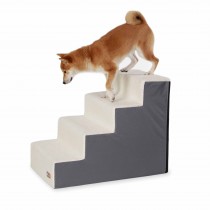 K&H Pet Products Pet Stair Steps 4 Stair Gray 28" x 16" x 22"